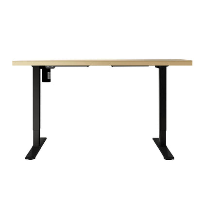 Artiss Standing Desk Motorised White Oak 120CM