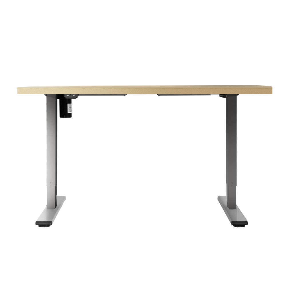 Artiss Standing Desk Motorised 120CM White Oak