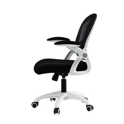 Artiss Mesh Office Chair Mid Back Black