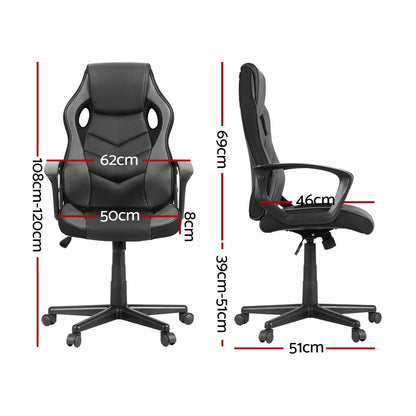 Artiss Gaming Office Chair Computer Chairs Grey