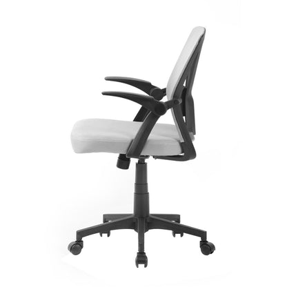 Artiss Mesh Office Chair Mid Back Grey